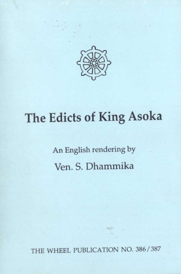 Edicts Of King Asoka