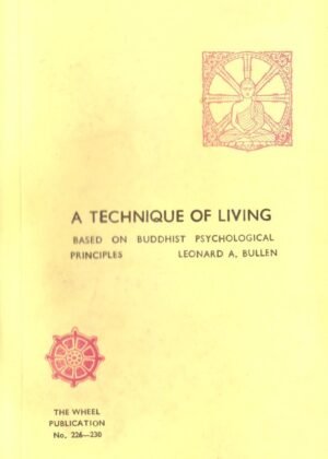A Technique Of Living