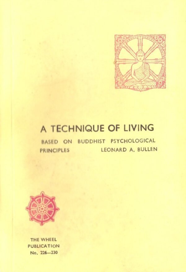 A Technique Of Living