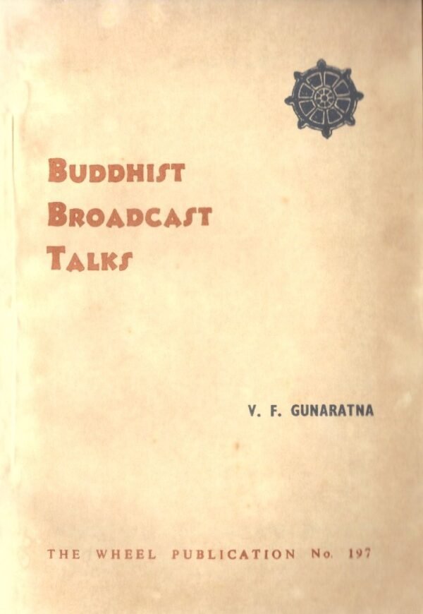 Buddhist Broadcast Talks