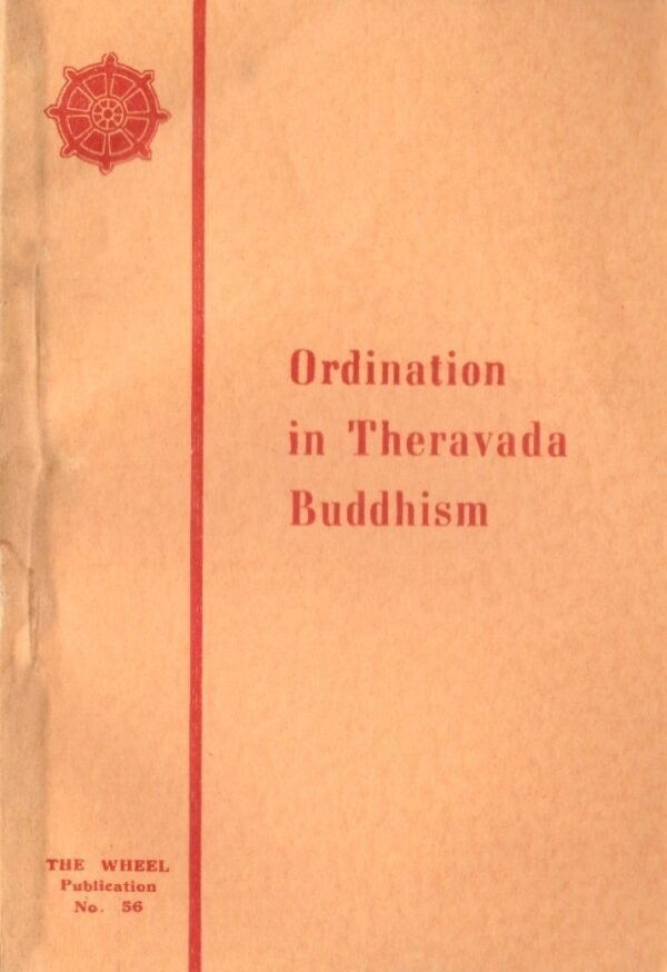 Ordination In Theravada Buddhism