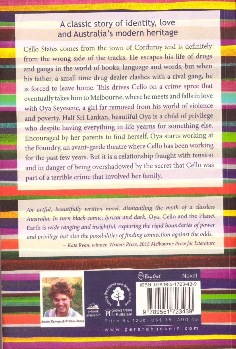 Oya Cello and the Planet Earth .Back