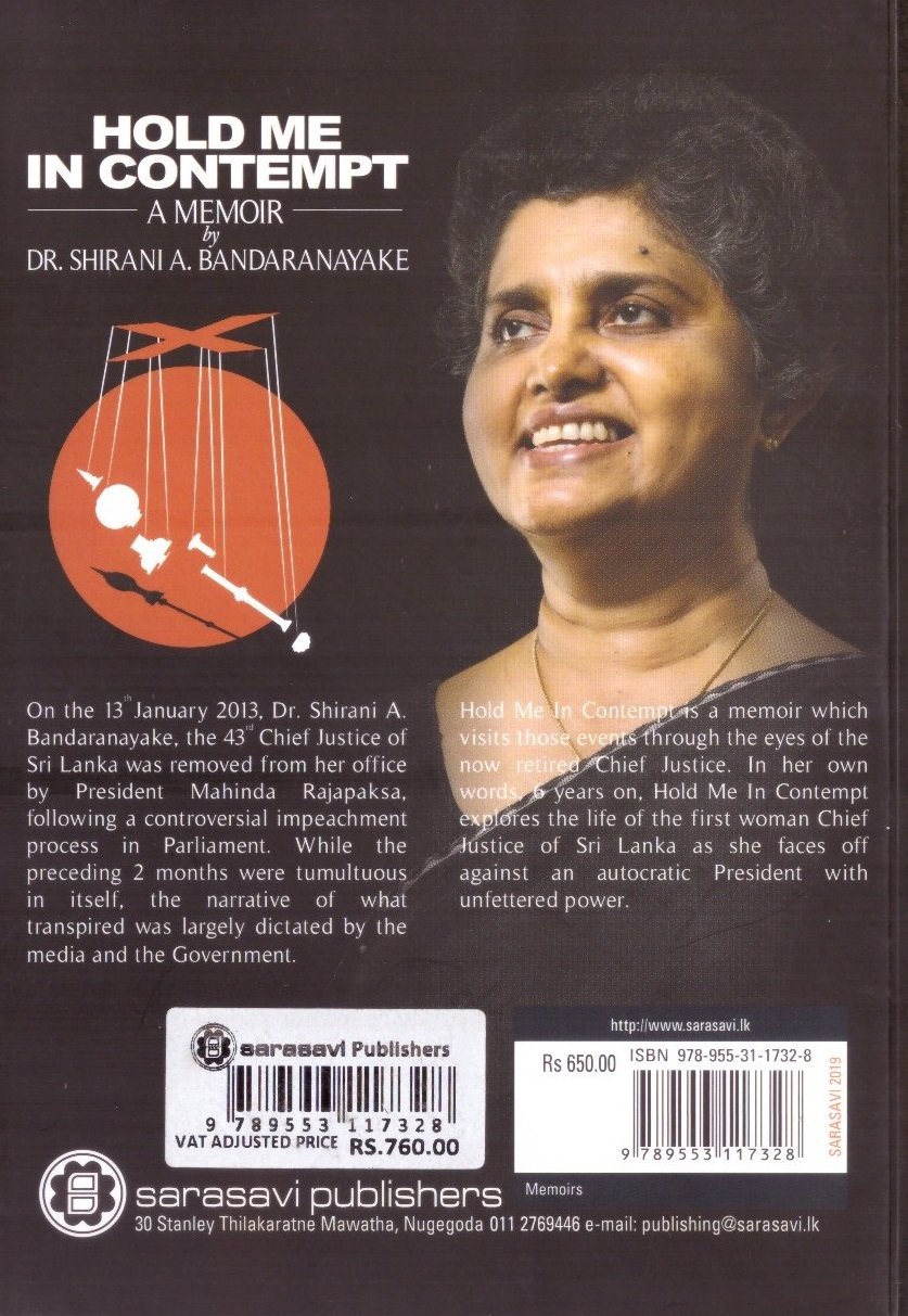 Hold Me In Contempt.Back