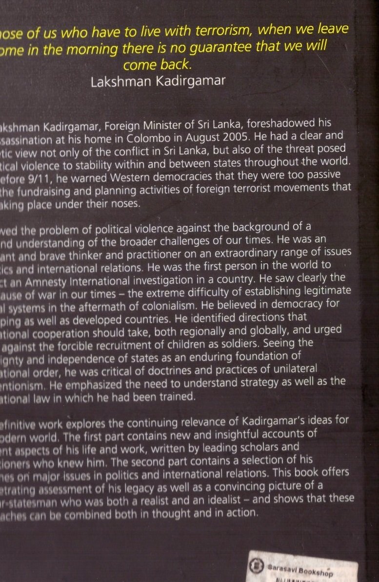 Democracy Sovereignty and Terror.Back